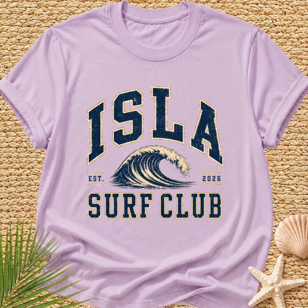 Isla Surf Club College T-Shirt