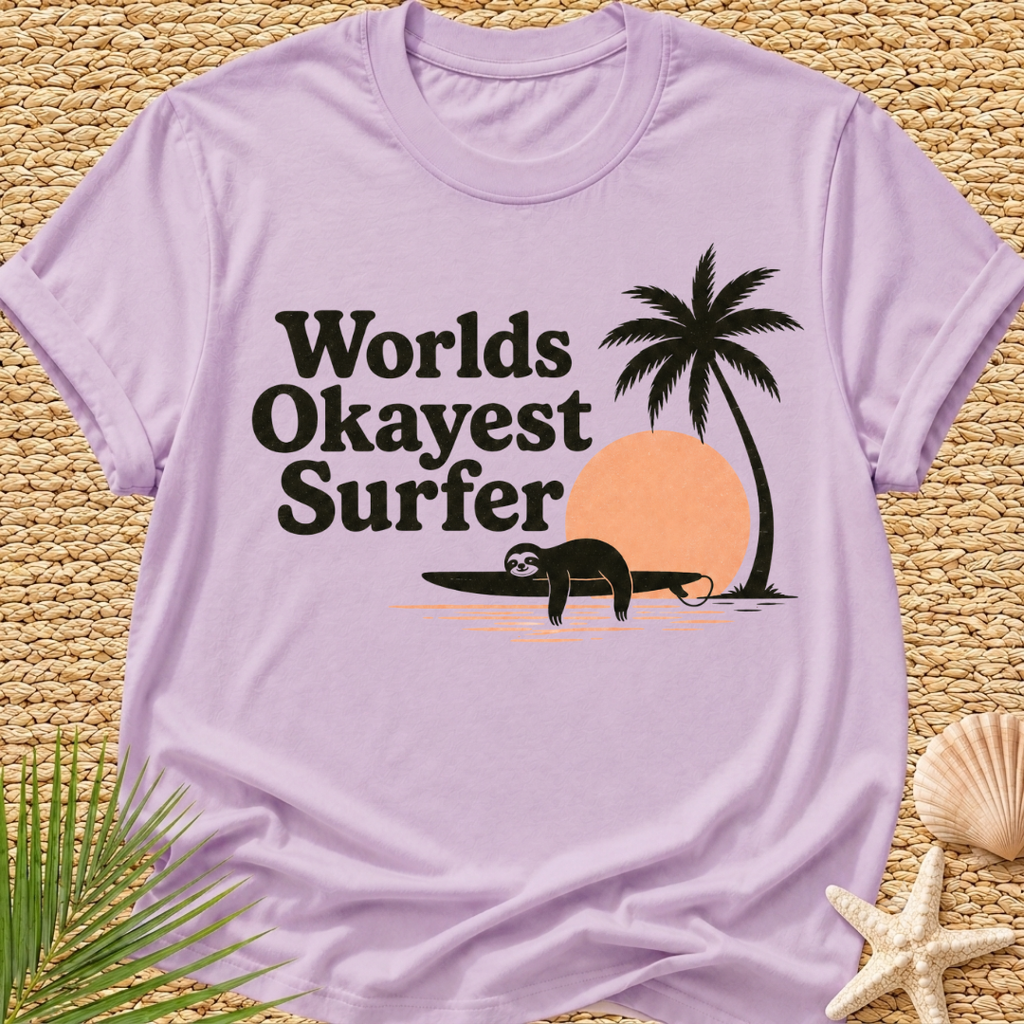 Worlds Okayest Surfer T-Shirt