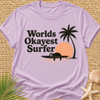Worlds Okayest Surfer T-Shirt