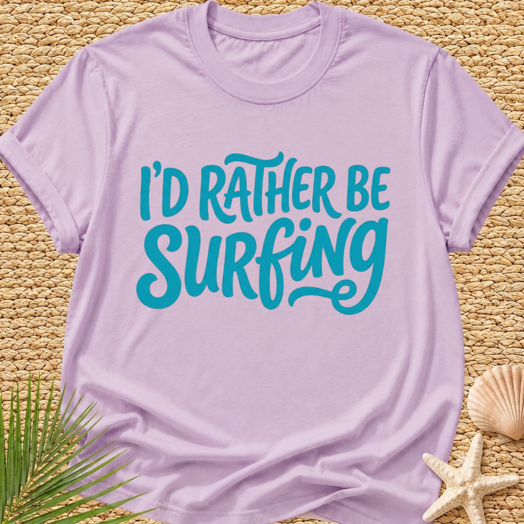 I'd Rather Be Surfing T-Shirt