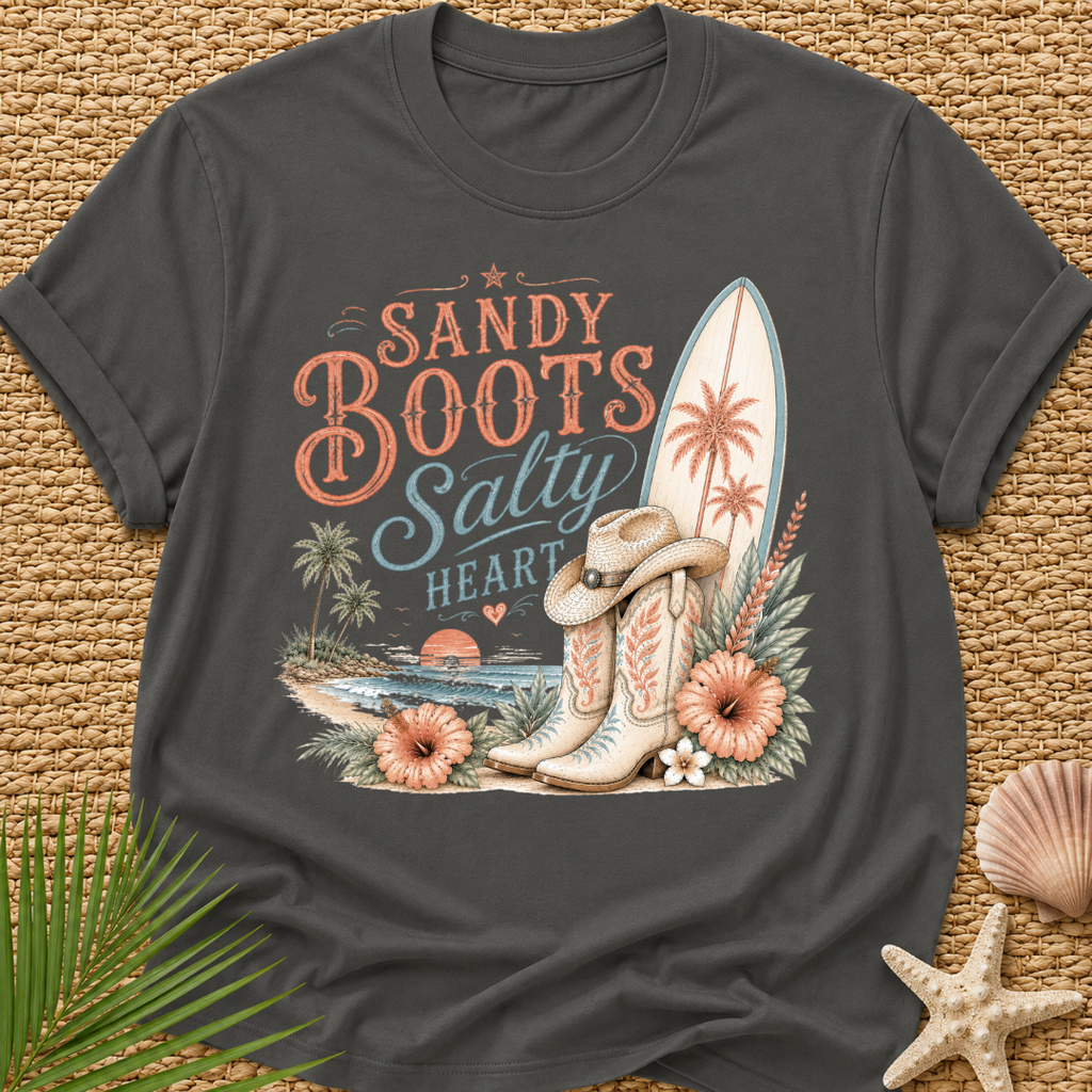 Sandy Boots Salty Heart T-Shirt