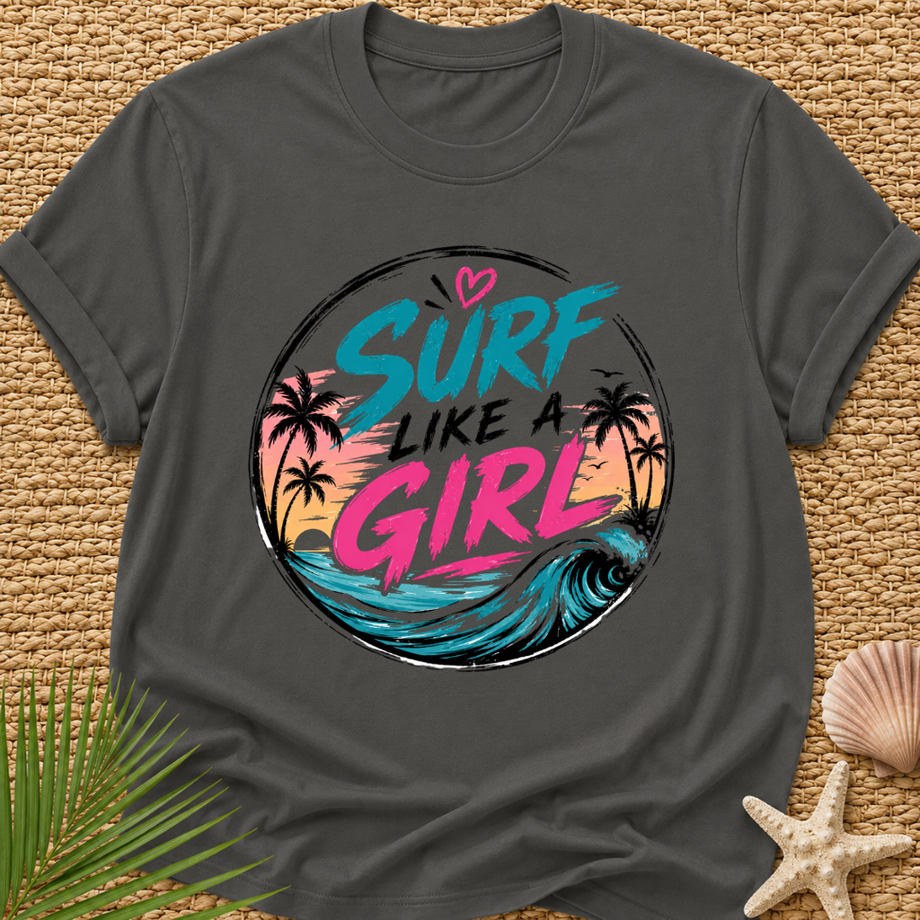 Surf Like a Girl Street Wear T-Shirt