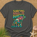 Surfing Makes Me Happy T-Shirt