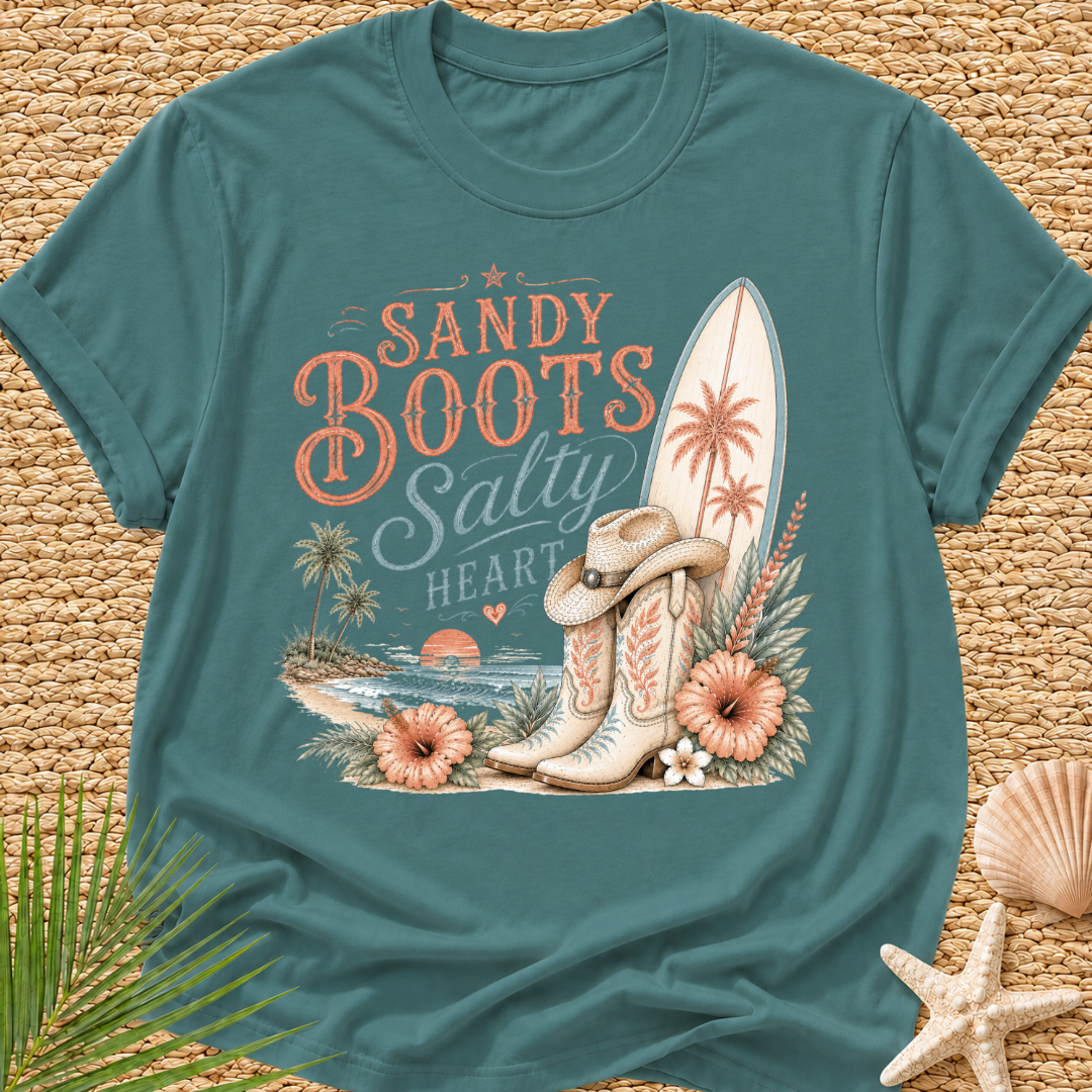 Sandy Boots Salty Heart T-Shirt
