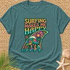 Surfing Makes Me Happy T-Shirt