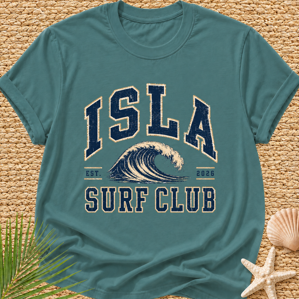 Isla Surf Club College T-Shirt
