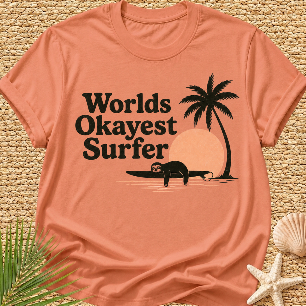 Worlds Okayest Surfer T-Shirt