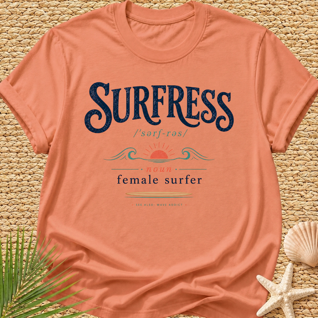 Surfress (AKA Wave Addict) Surf T-Shirt