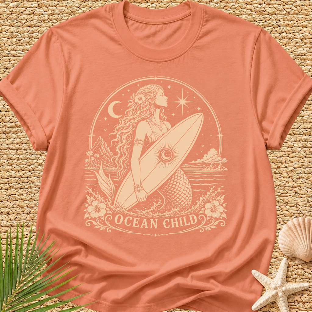 Midnight Mermaid (ocean child) T-Shirt