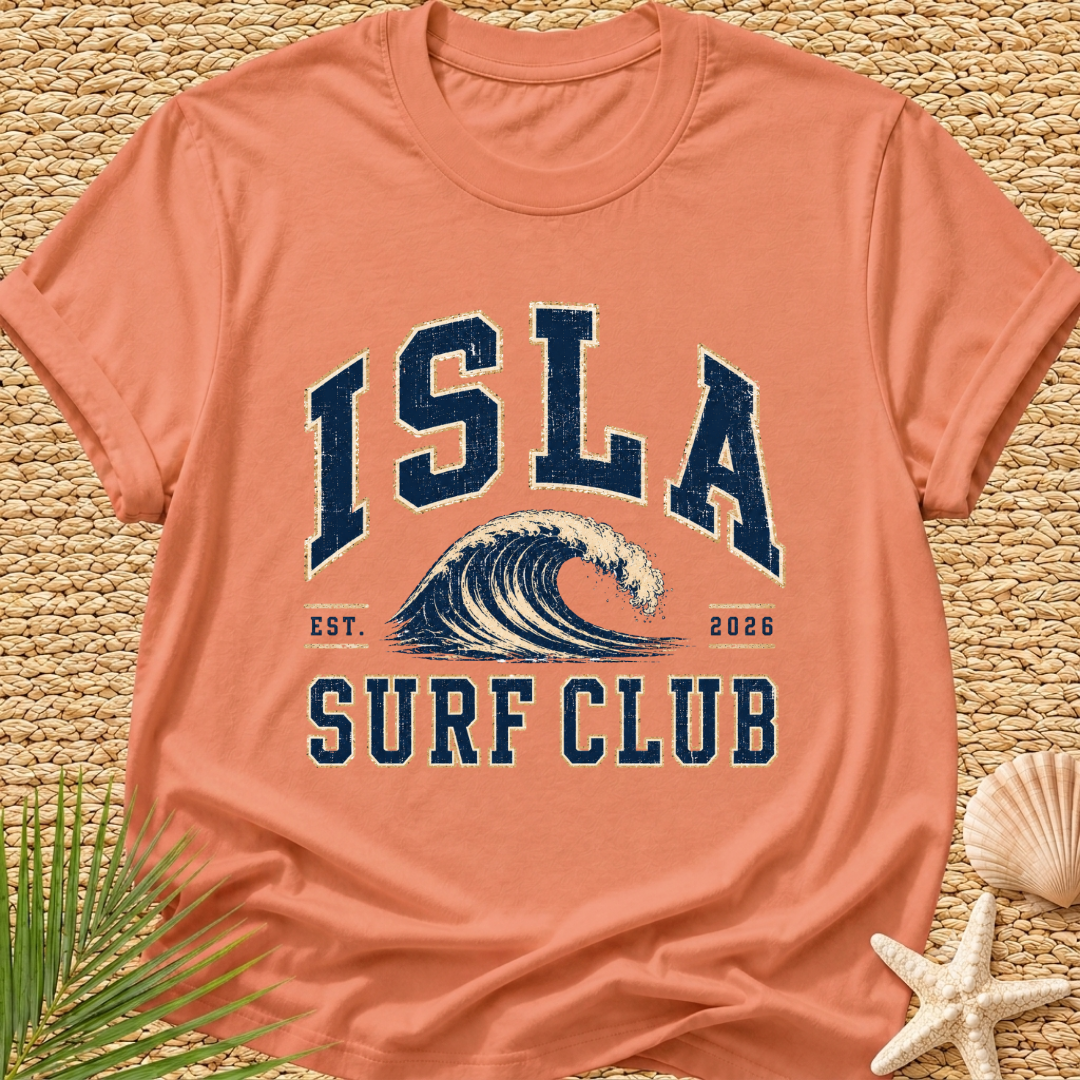 Isla Surf Club College T-Shirt