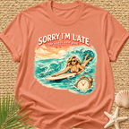 Sorry I'm Late, The Waves Were Good Vintage T-Shirt