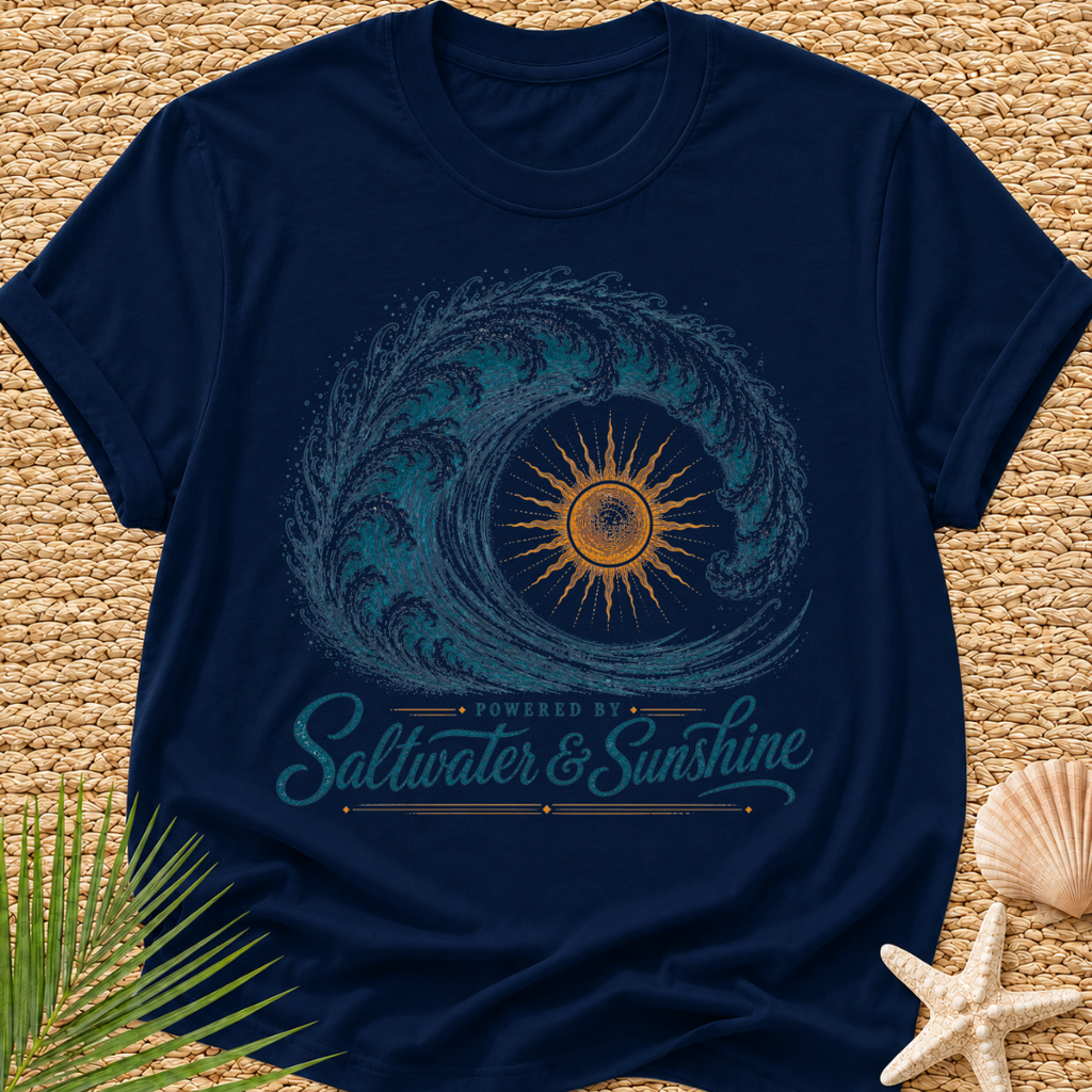 Powered By Saltwater & Sunshine T-Shirt
