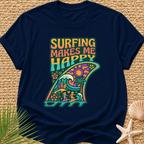 Surfing Makes Me Happy T-Shirt