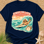 Sorry I'm Late, The Waves Were Good Vintage T-Shirt