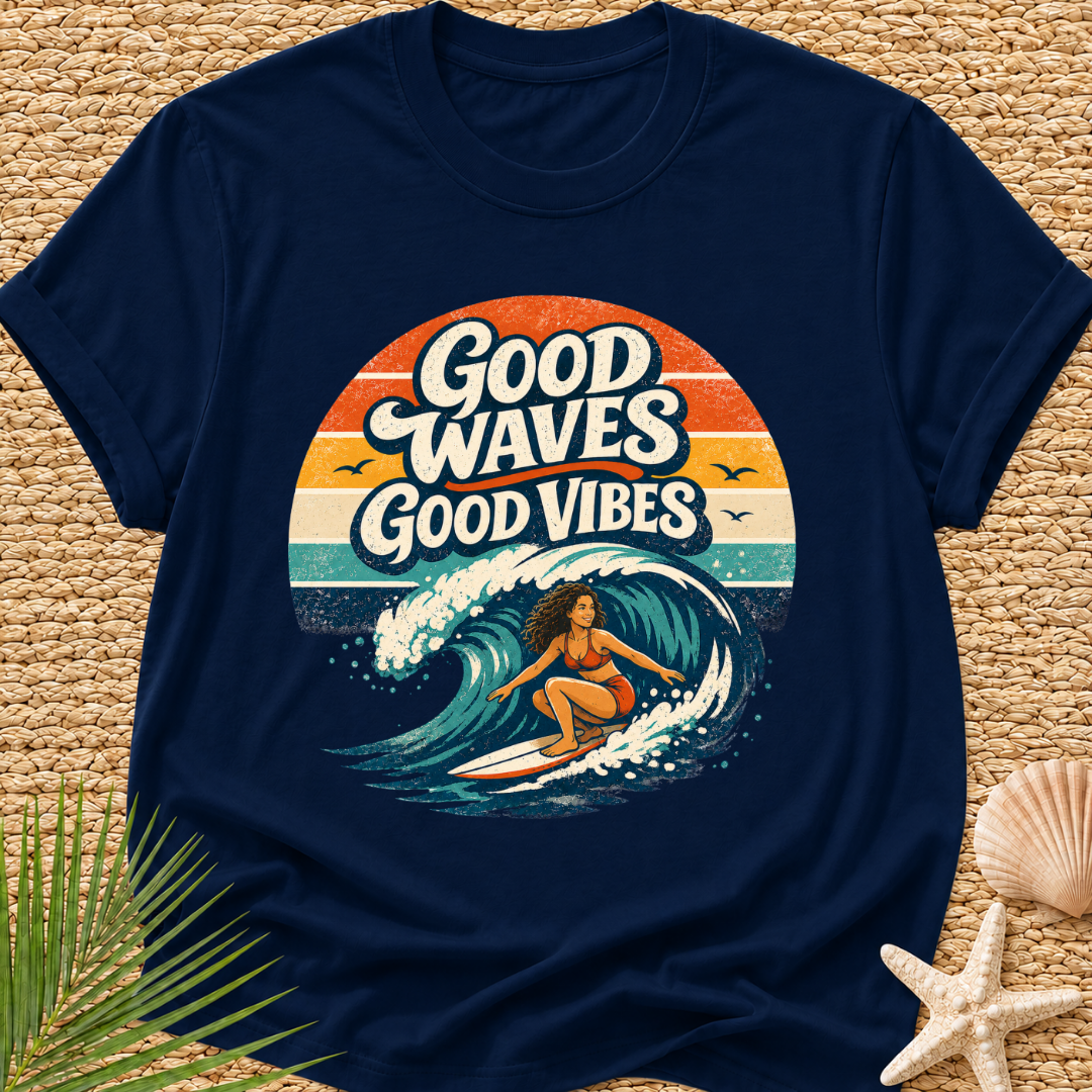 Good Waves Good Vibes T-Shirt